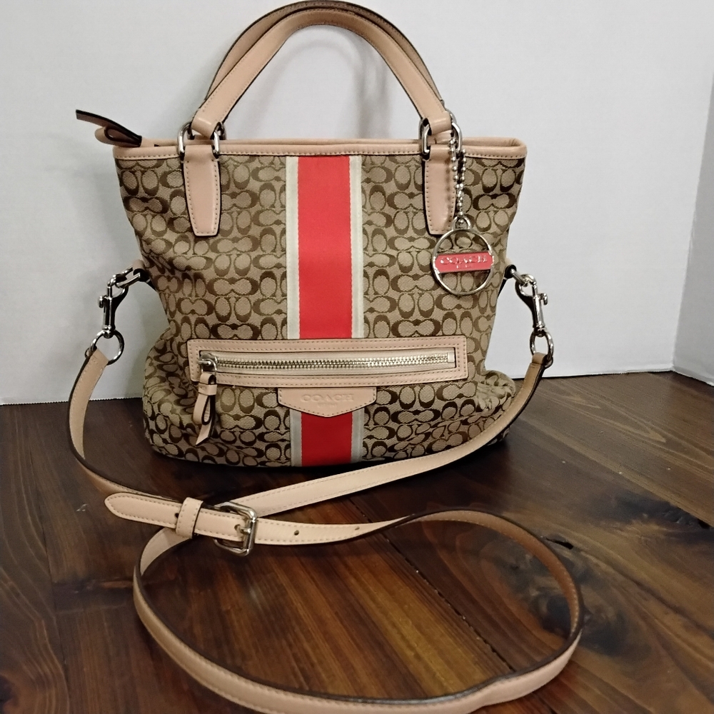 Coach  Signature foldover Crossbody